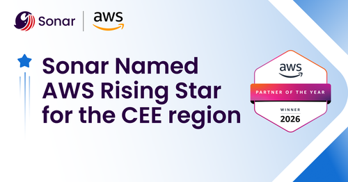 Image for Sonar Awarded a 2026 Regional AWS Partner Award