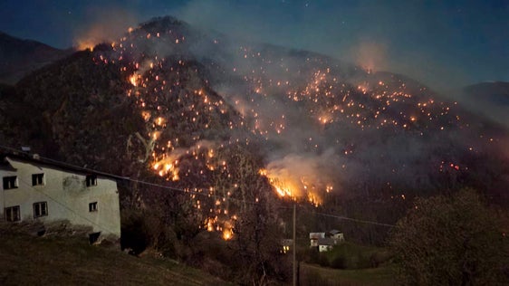 Prato allo Stelvio, 2025 (Foto: USP/Unione Provinciale dei Corpi dei Vigili del Fuoco Volontari)