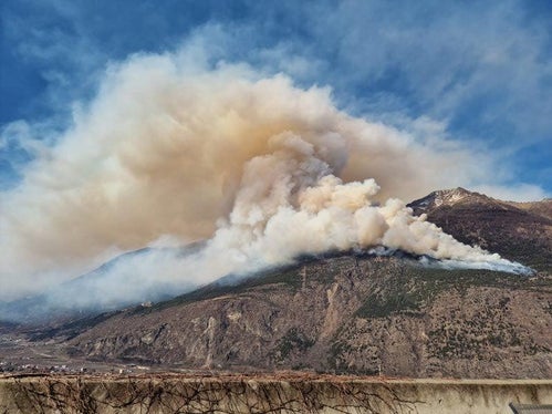 Monte Sole, Laces, 2025 (Foto: USP/Unione Provinciale dei Corpi dei Vigili del Fuoco Volontari)