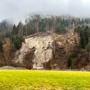 Scivolamento a Mittermühl, Comune di Funes, 2023