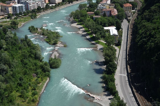 Fiume Isarco, Bolzano