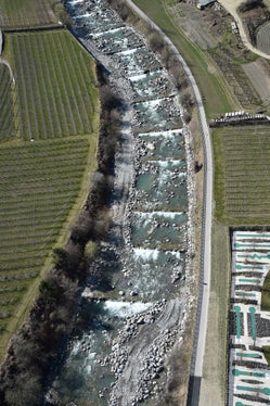 Fiume Adige, Lagundo