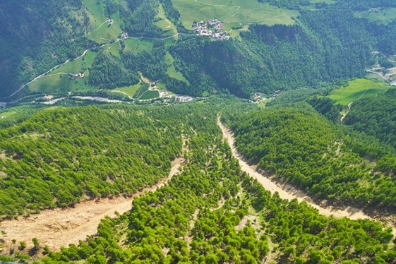 Caduta blocchi nella zona del Glorgraben e Stallelegraben, Comune di Senales, 2024