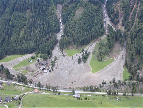 Colata detritica, rio Campolago (Wassermannhof), Selva dei Molini - 2002