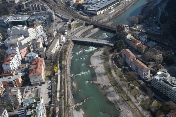 Fiume Isarco, Bolzano