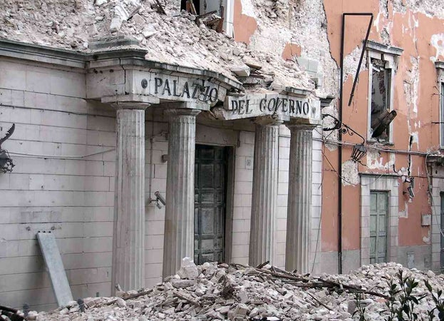 L'Aquila, Erdbeben 2009