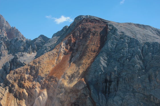Scivolamento in roccia sulla “Piccola Croda Rossa”, comune di Braies, 2016