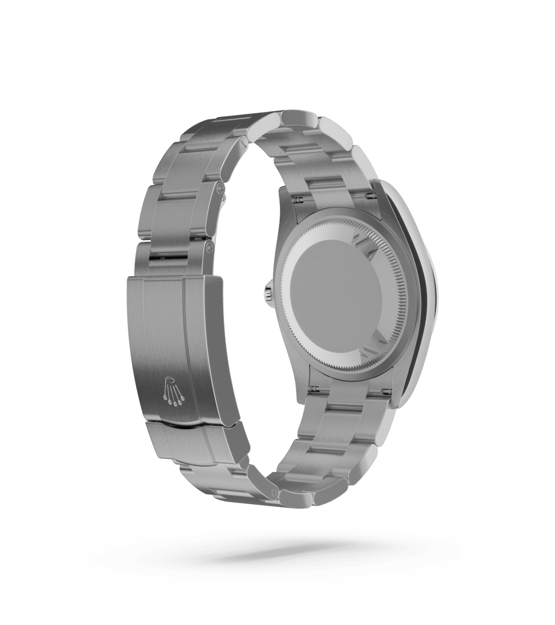 Rolex Oyster Perpetual 36 in Oyster, 36 mm, Oystersteel with a Turquoise blue, Celebration motif dial, Domed bezel, and Oyster, three-piece solid links bracelet