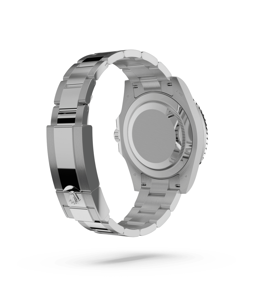 Rolex GMT-Master II in Oyster, 40 mm, white gold with a Meteorite dial, Bidirectional rotatable 24-hour graduated bezel. Two-colour blue and red Cerachrom insert in ceramic, moulded numerals and graduations bezel, and Oyster, three-piece solid links bracelet