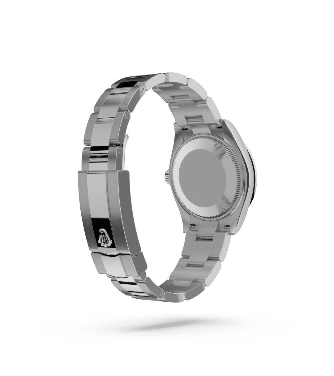 Rolex Datejust 31 in Oyster, 31 mm, Oystersteel, witgoud en diamanten with a Roze dial, Gewelfd, bezet met diamanten bezel, and Oyster, massieve driedelige schakels bracelet