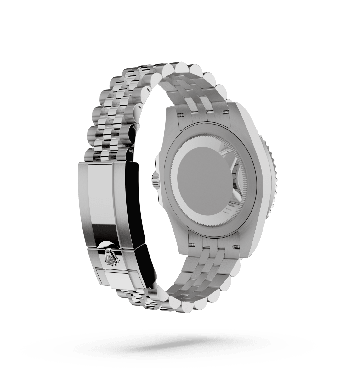 Rolex GMT-Master II in Oyster, 40 mm, Oystersteel with a Black dial, Bidirectional rotatable 24-hour graduated bezel. Two-colour grey and black Cerachrom insert in ceramic, moulded numerals and graduations bezel, and Jubilee, five-piece links bracelet