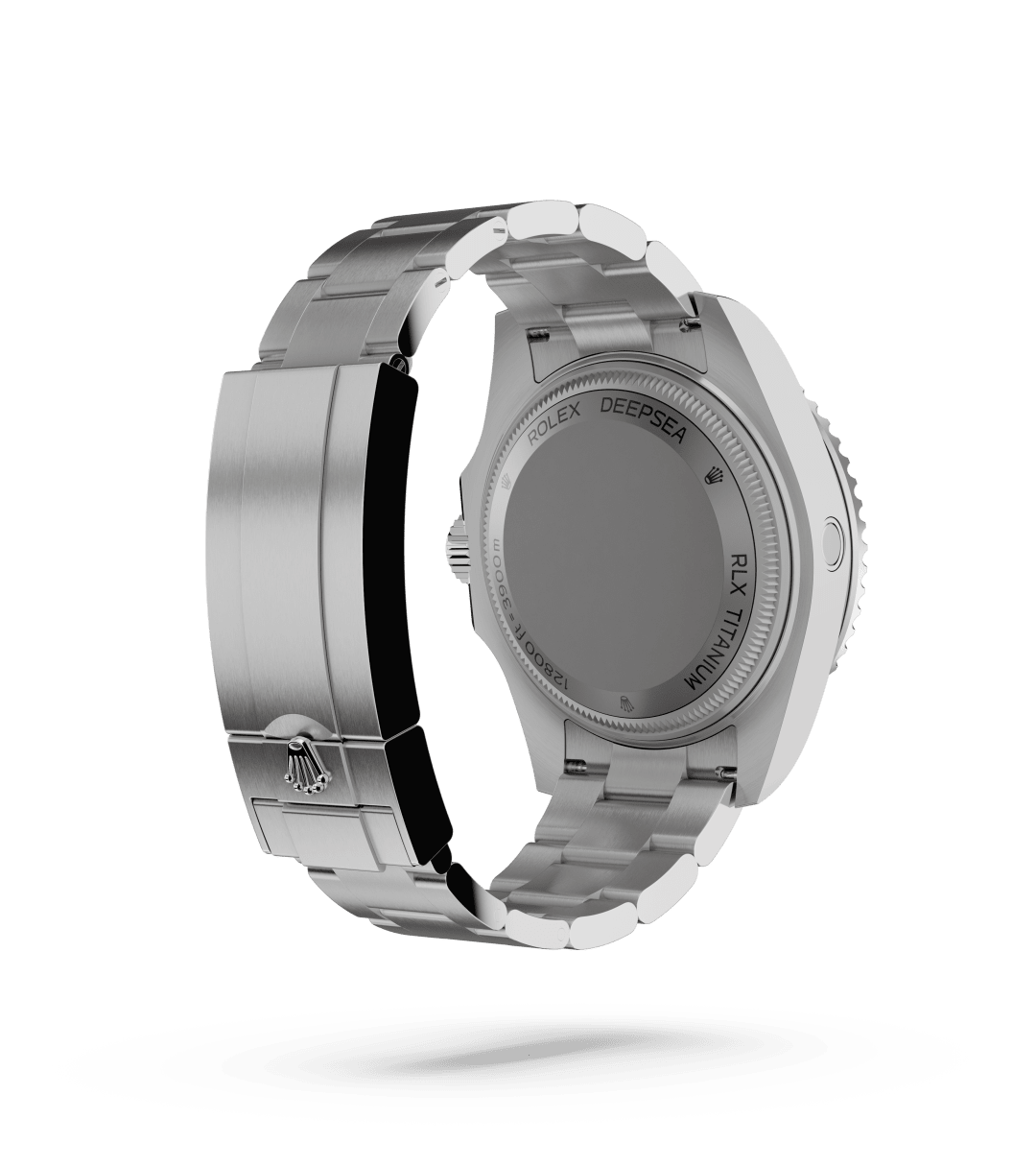 Rolex Rolex Deepsea in Oyster, 44 mm, Oystersteel with a D-blue dial, Unidirectional rotatable 60-minute graduated, scratch-resistant Cerachrom insert in black ceramic, numerals and graduations coated in platinum bezel, and Oyster, three-piece solid links bracelet