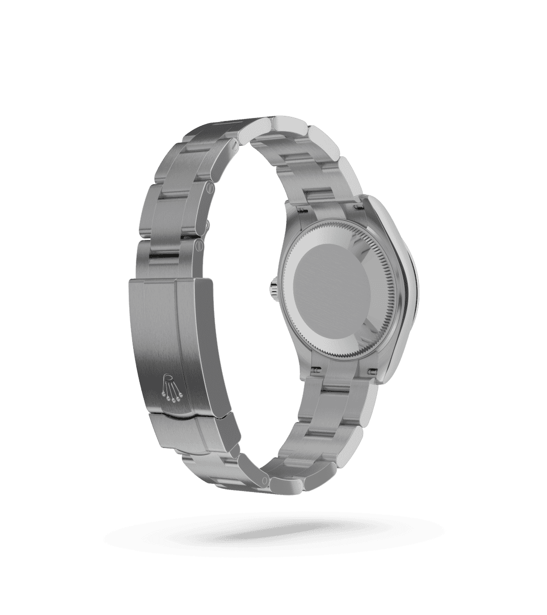 Rolex Oyster Perpetual 31 in Oyster, 31 mm, Oystersteel with a Turquoiseblauw, Celebration-motief dial, Gewelfd bezel, and Oyster, massieve driedelige schakels bracelet