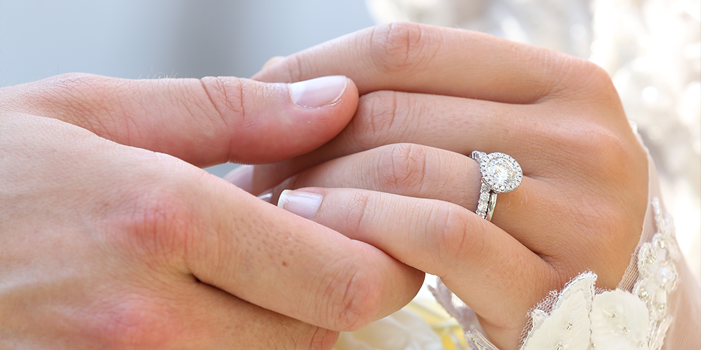 dozijn Sportschool Raak verstrikt Verlovingsring witgoud - verlovingsring kopen bij GASSAN