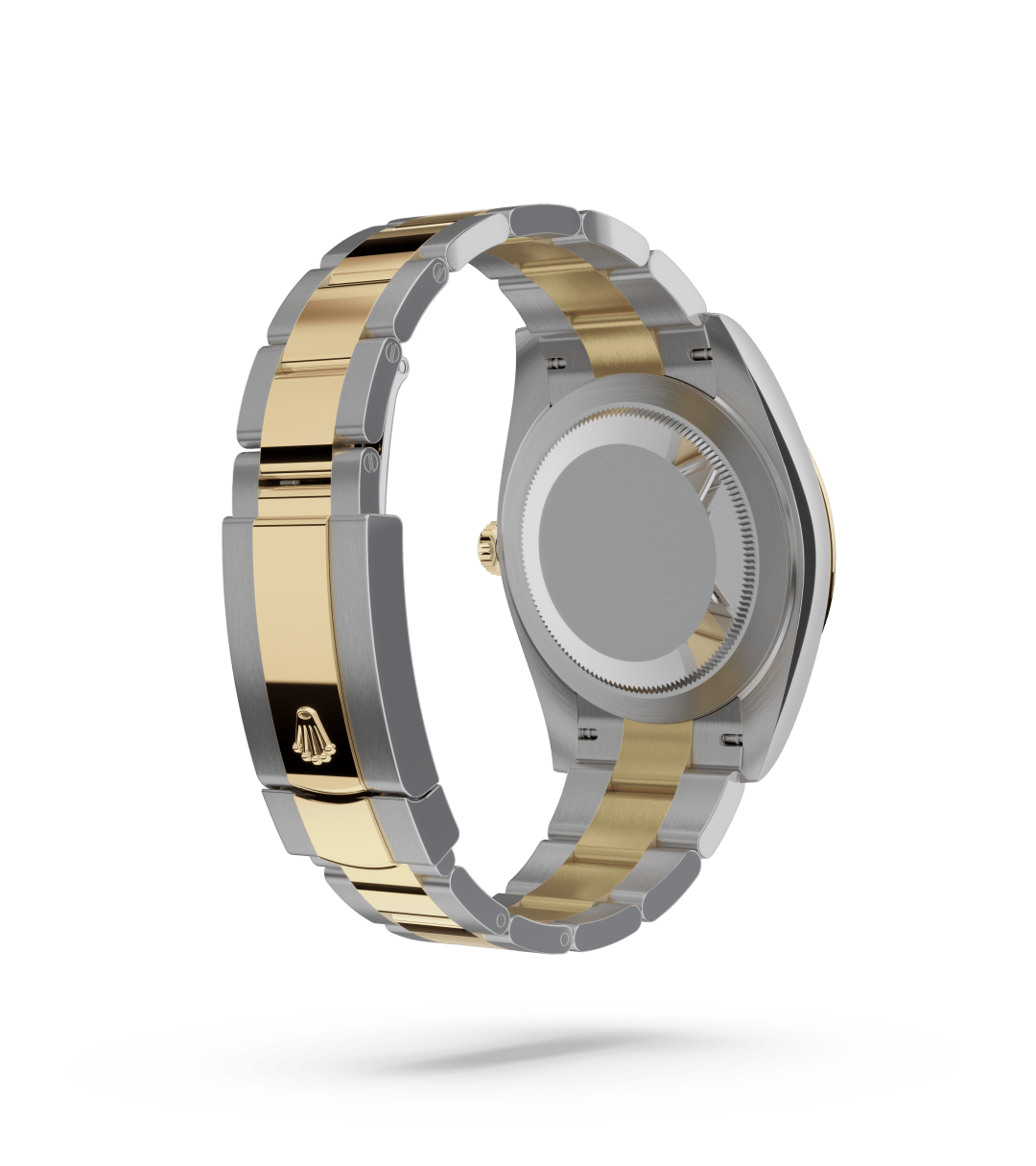 Rolex Datejust 41 in Oyster, 41 mm, Oystersteel and yellow gold with a Silver dial, Smooth bezel, and Oyster, three-piece solid links bracelet