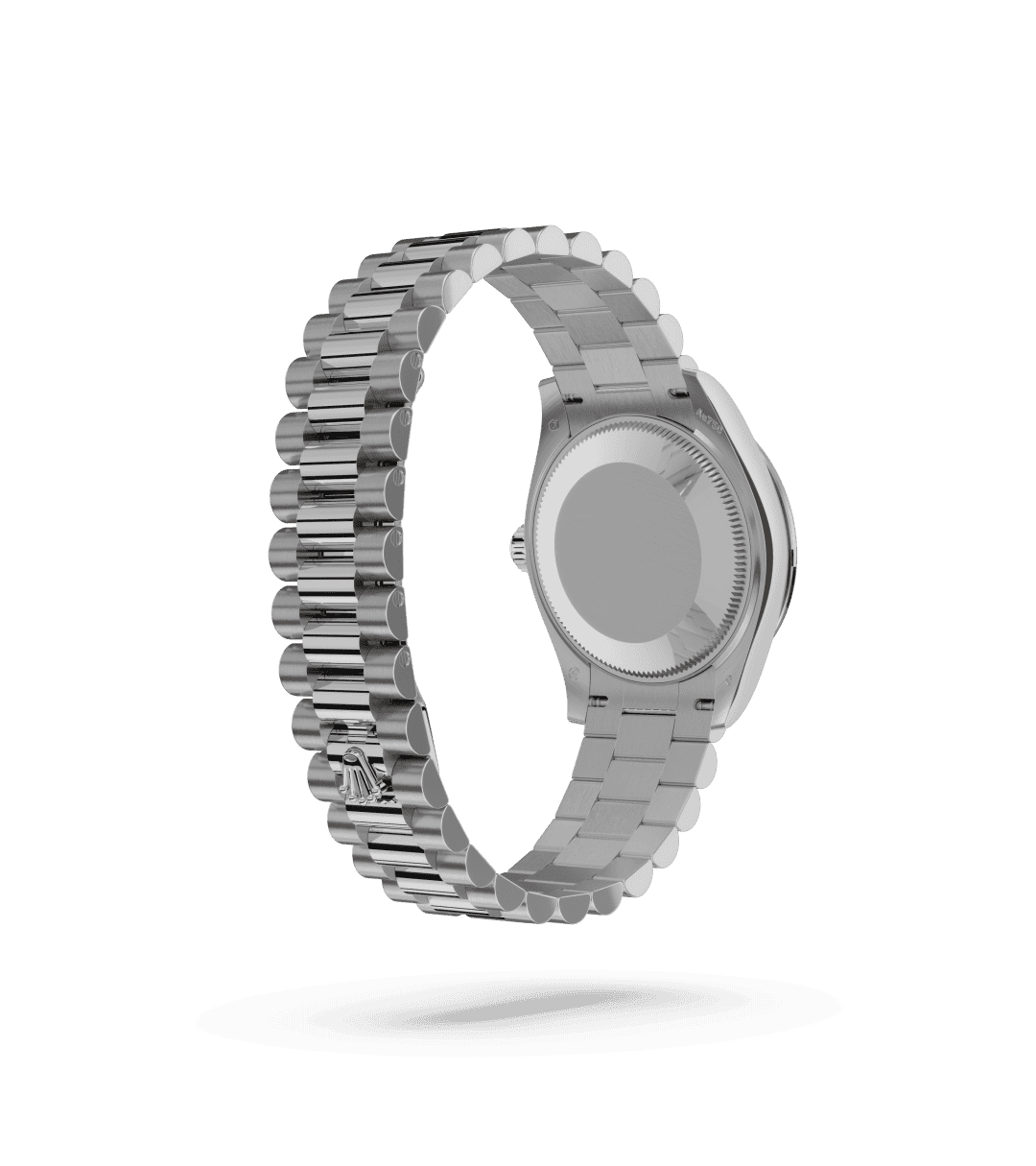 Rolex Datejust 31 in Oyster, 31 mm, witgoud en diamanten with a Auberginekleurig bezet met diamanten dial, Bezet met diamanten bezel, and President, halfronde driedelige schakels bracelet