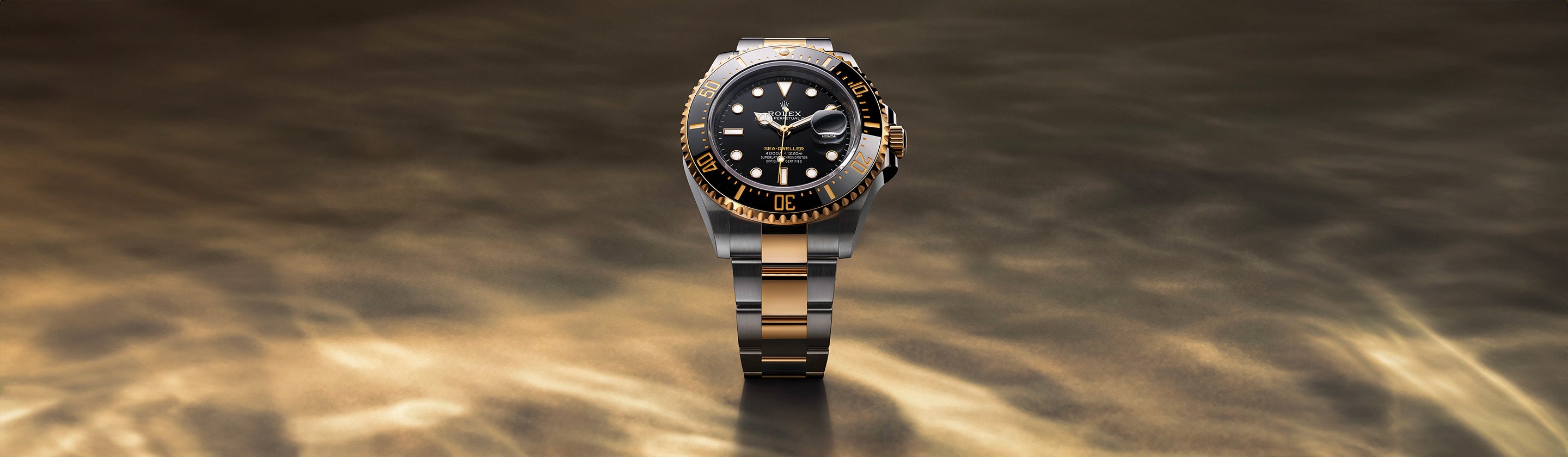 Dweller Rolex Watch Black And Gold Sea Dweller Rolex Sea-Dweller - Main Image