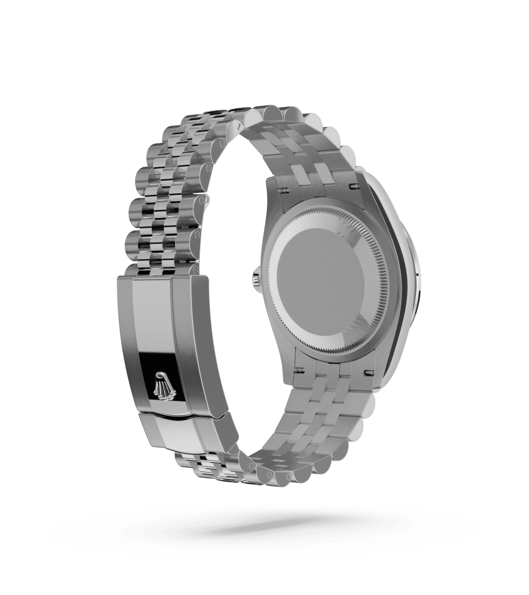 Rolex Datejust 36 in Oyster, 36 mm, Oystersteel, witgoud en diamanten with a Wit parelmoer, bezet met diamanten dial, Bezet met diamanten bezel, and Jubilee, vijfdelige schakels bracelet