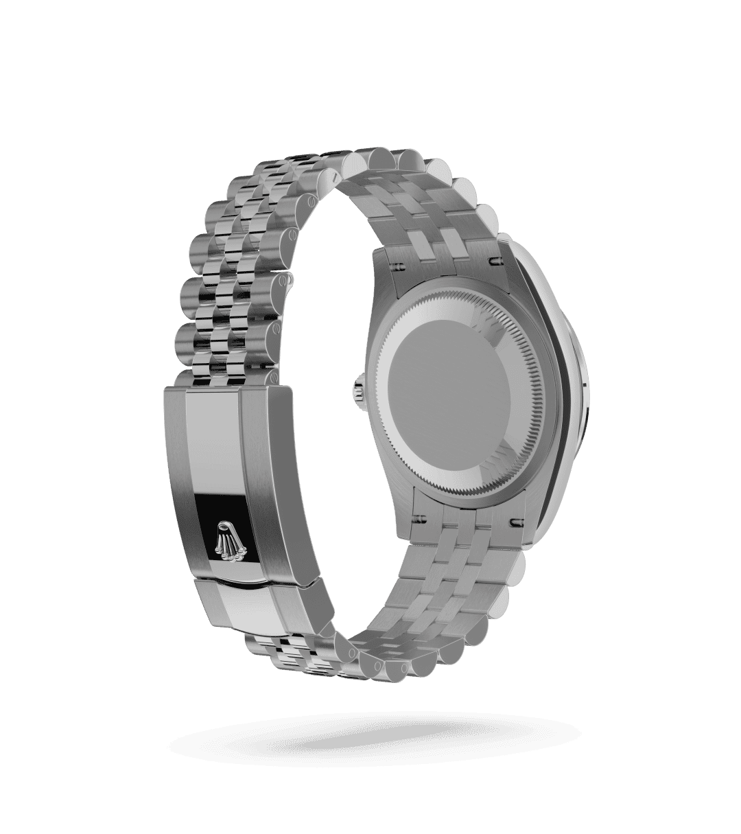 Rolex Datejust 36 in Oyster, 36 mm, Oystersteel, witgoud en diamanten with a Wit parelmoer, bezet met diamanten dial, Bezet met diamanten bezel, and Jubilee, vijfdelige schakels bracelet