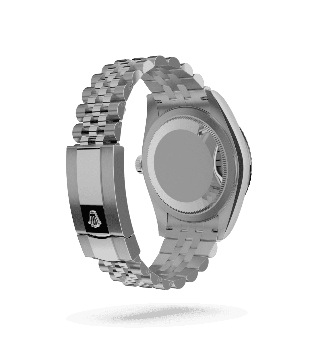 Rolex Sky-Dweller in Oyster, 42 mm, Oystersteel and white gold with a Intense white dial, Fluted, bidirectional rotatable Rolex Ring Command bezel, and Jubilee, five-piece links bracelet