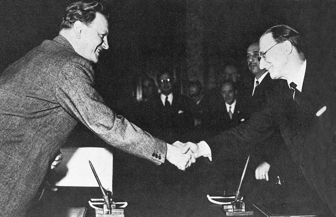 1946 - Trattato di Parigi: accordo De Gasperi Gruber