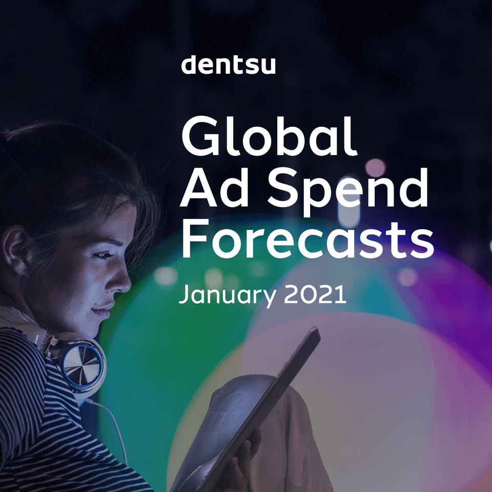 dentsu Ad Spend January 2021