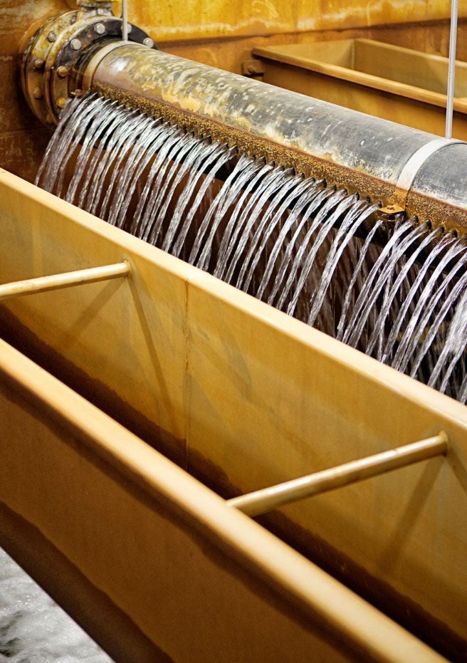 Evides water wordt gezuiverd