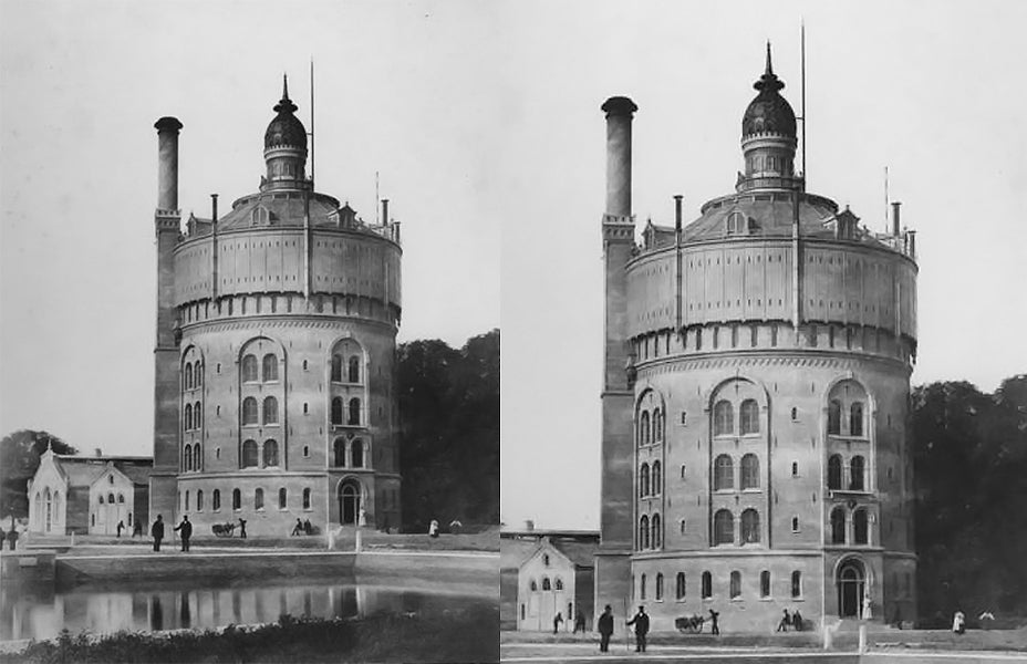Watertoren de Esch in Kralingen, Rotterdam.