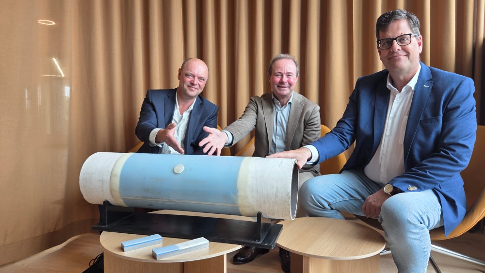 Van links naar rechts: Lennard Berrevoets, Bart Combee en Marcel van Pagee