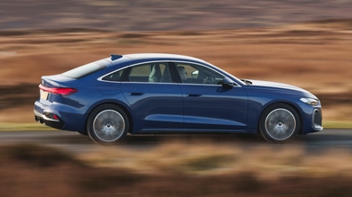 New Audi A5 driving side view