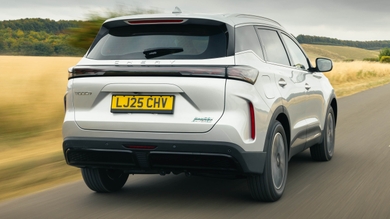 Chery Tiggo 7 driving rear view