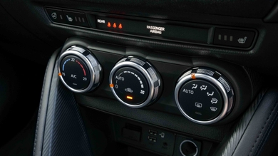 Mazda 2 climate controls