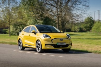 ford puma gen e front driving middle