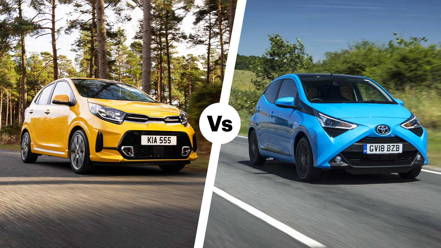 Kia Picanto vs Toyota Aygo comparison