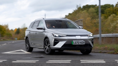 MG5 EV review – front