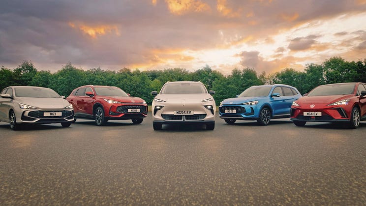 MG car and SUV range explained