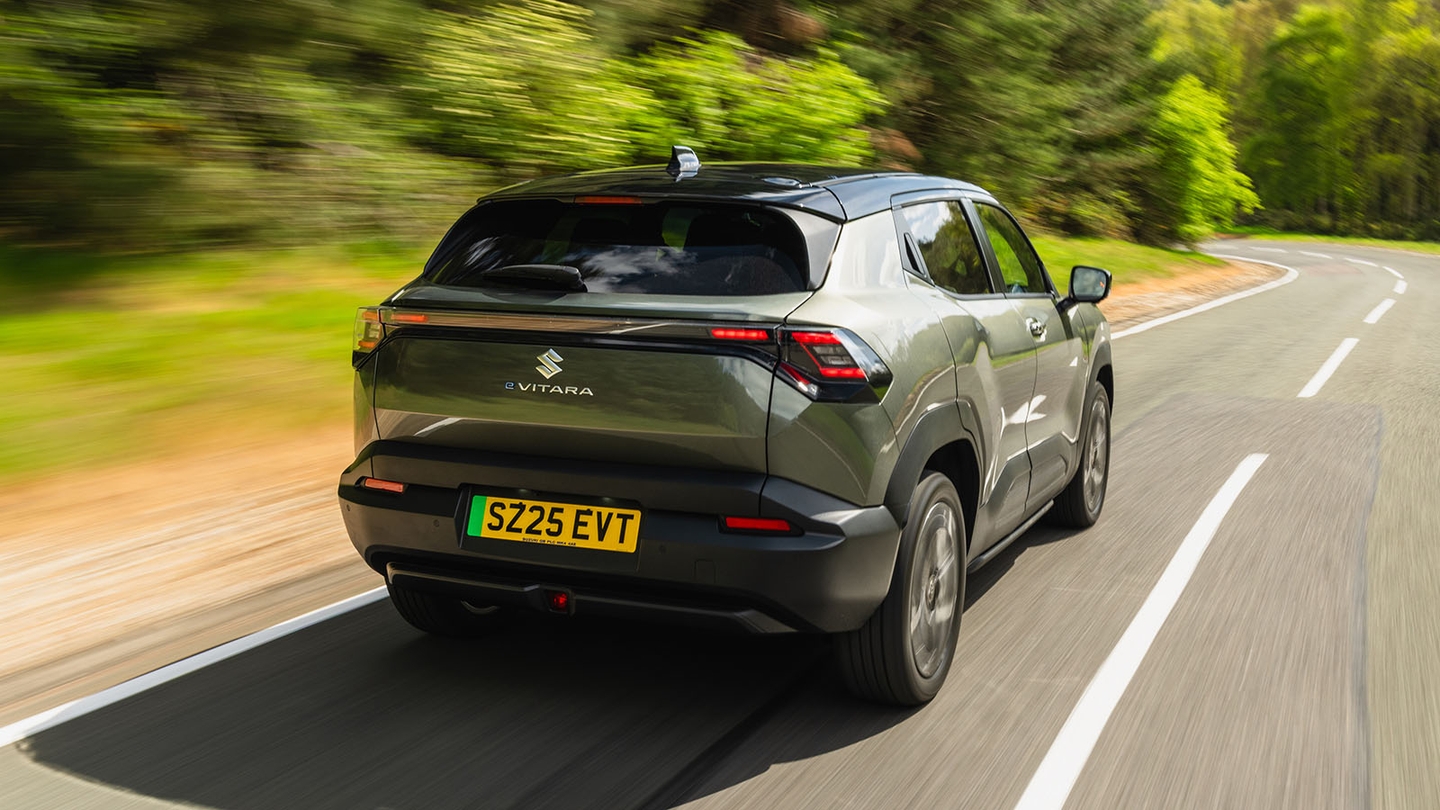 Suzuki e Vitara review rear three quarter