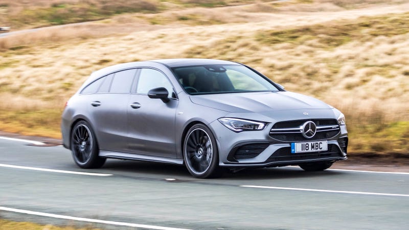 Mercedes-AMG CLA 35 estate driving