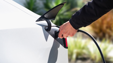 Tesla Model 3 charging detail