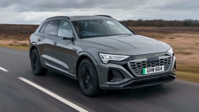 Audi Q8 e-tron driving