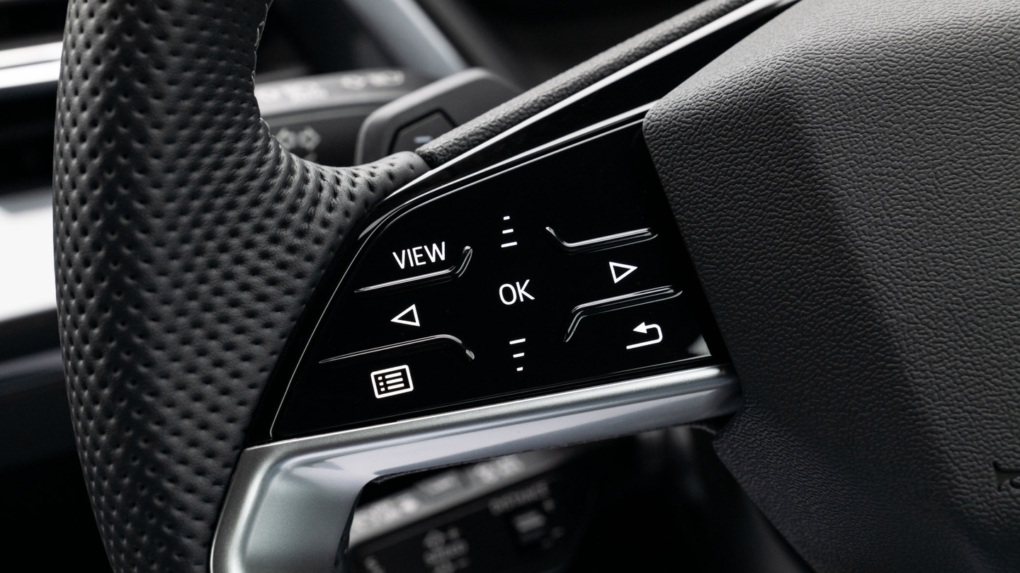 Audi Q4 steering wheel controls