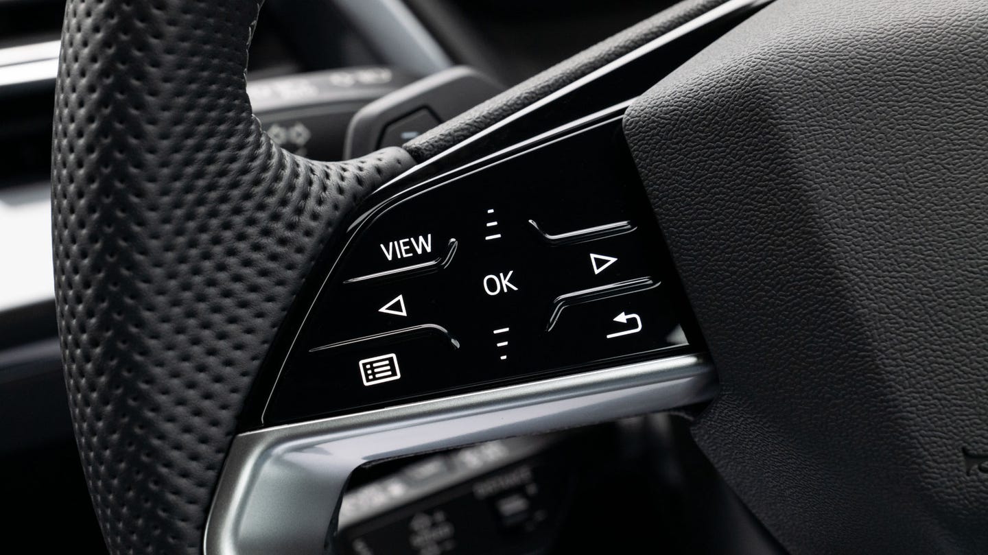 Audi Q4 steering wheel controls