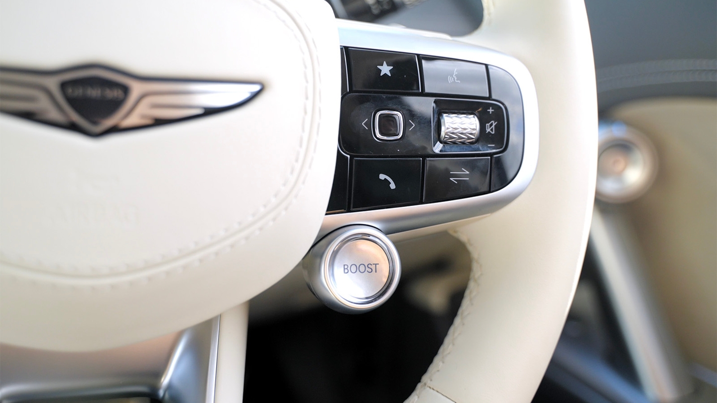 Genesis GV60 review boost button