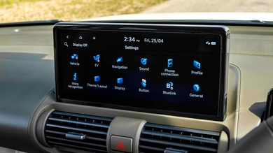 Hyundai Inster review touchscreen
