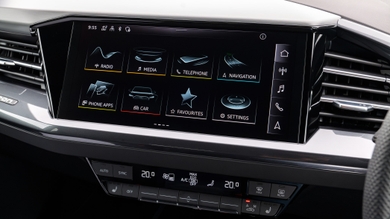 Audi Q4 touchscreen