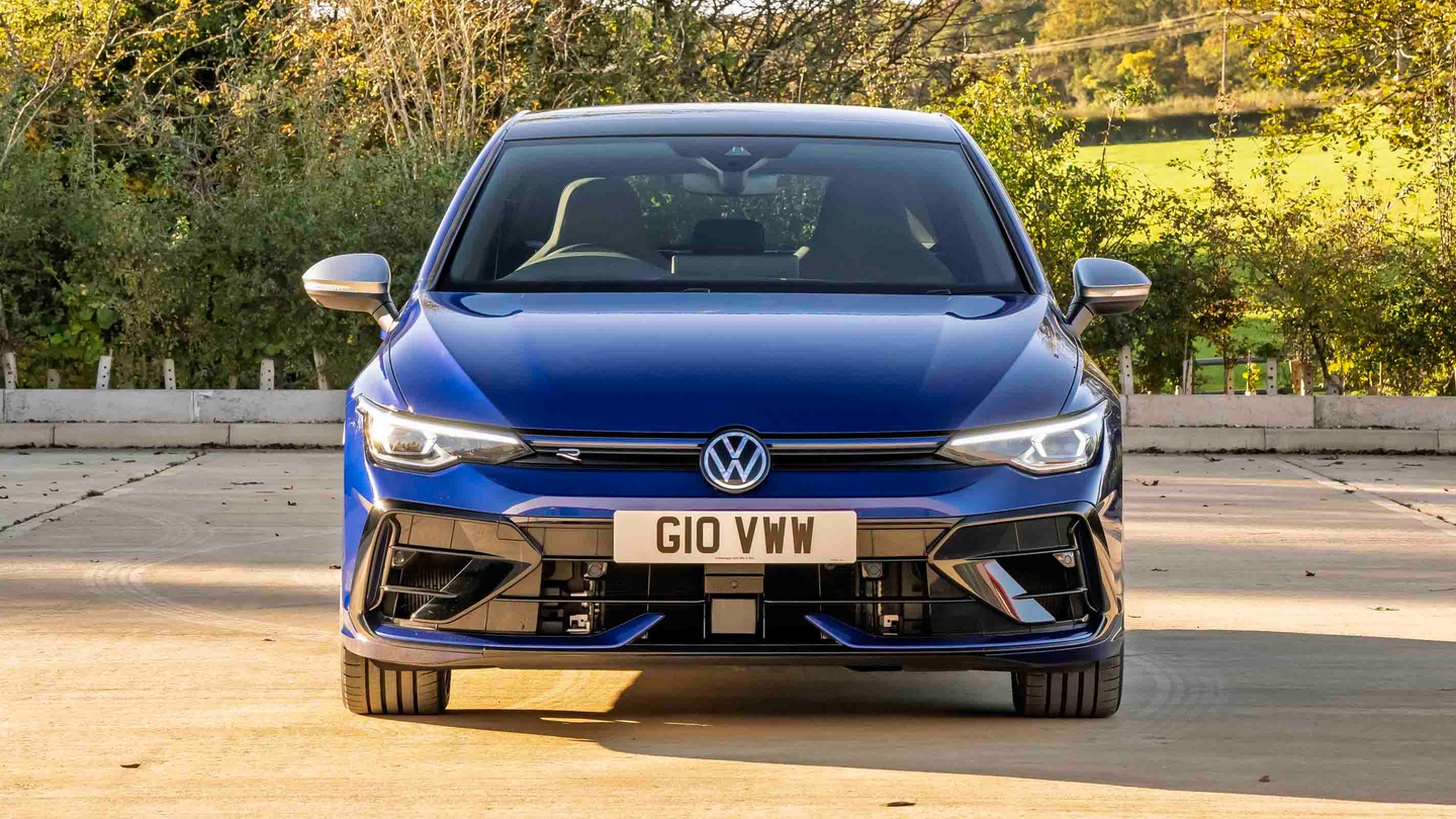 VW Golf R front view