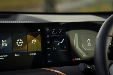 Kia ev5 climate control screen