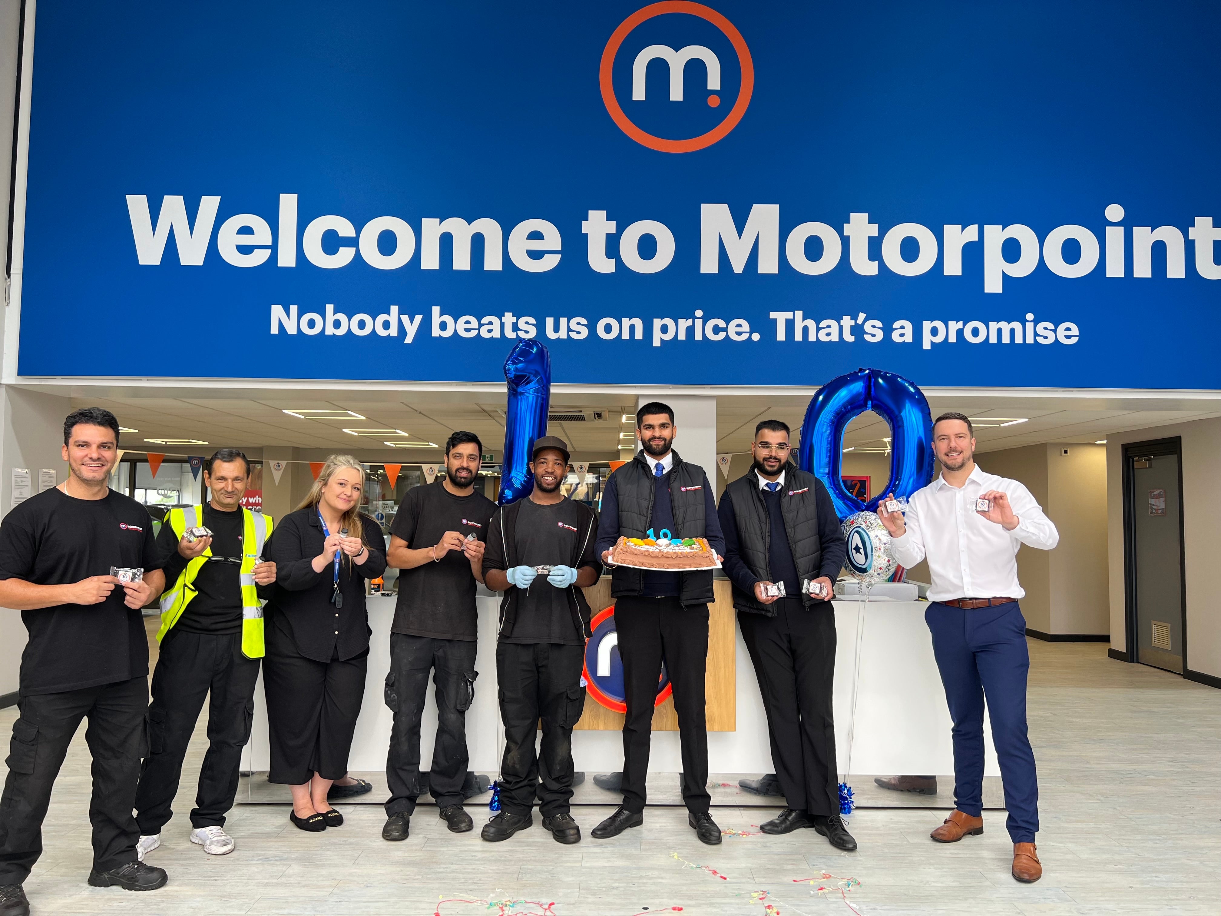 Motorpoint Birmingham Celebrates Its 10th Birthday | Motorpoint