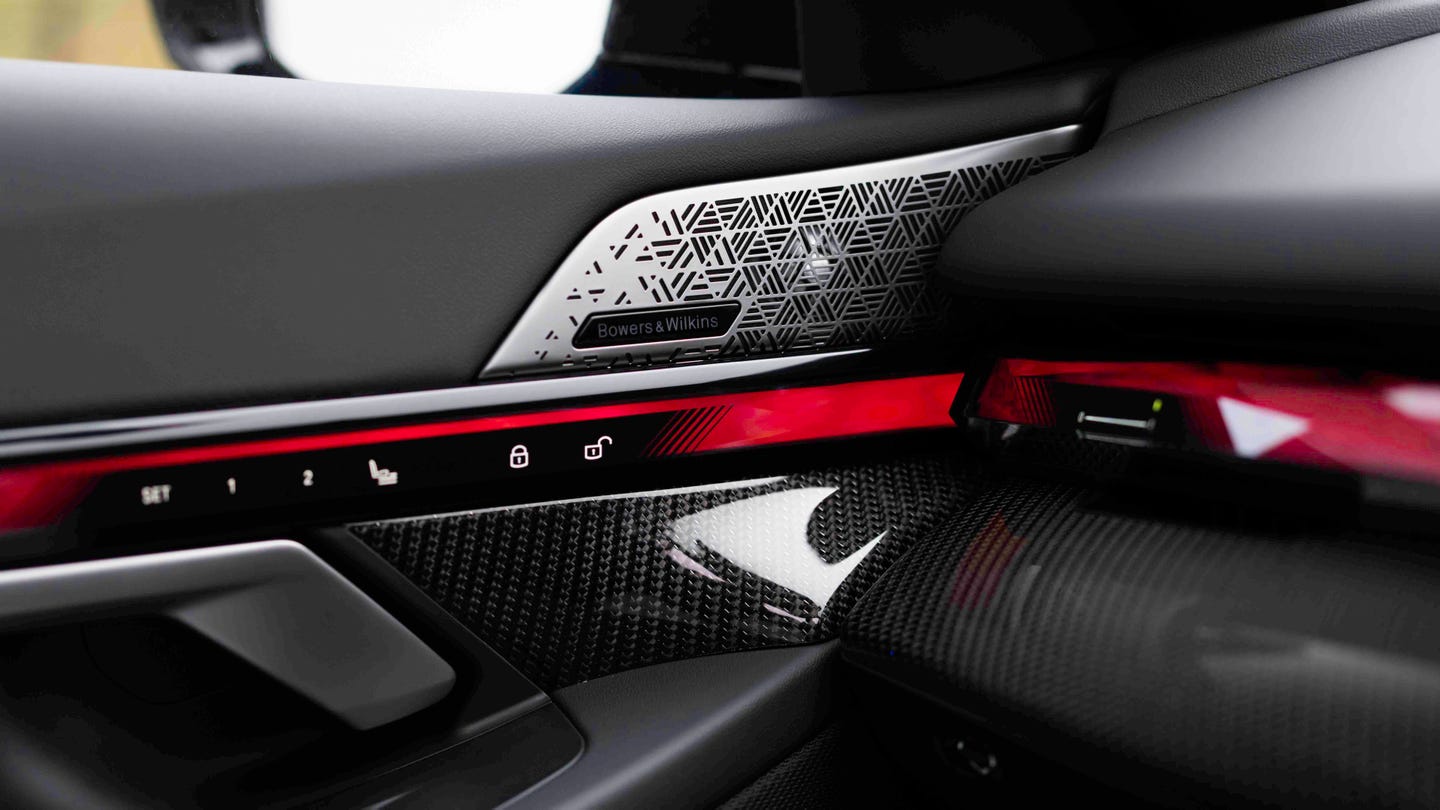 BMW M5 interior detail