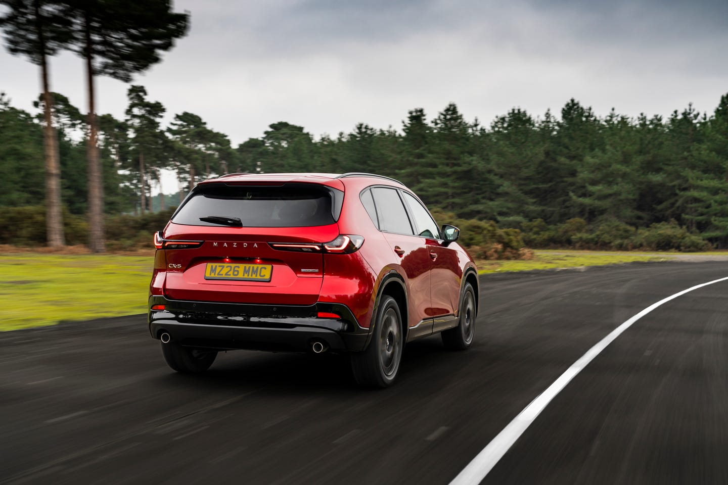 2026 Mazda CX-5 rear driving